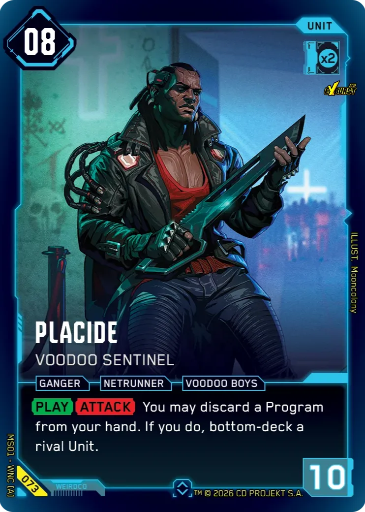 Placide - Voodoo sentinel | MS01-073 | Cyberpunk TCG