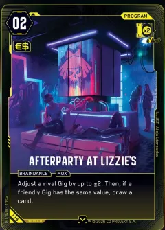 Afterparty at lizzie's