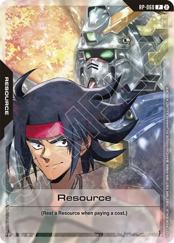 Resource | RP-060 | P Card | Gundam Card Game