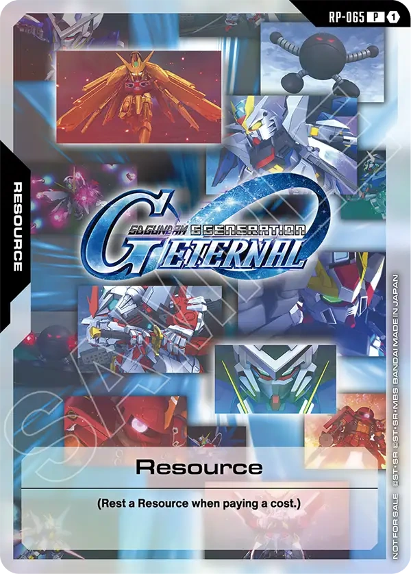 Resource | RP-065 | P Card | Gundam Card Game