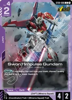 ガンダムカードセット 11パワーレベル Purple Red Zaft | Gundam Card Game Decklist