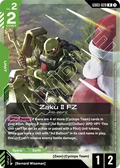 Green/Blue Gundam NT-1 Deck | Gundam Card Game Decklist