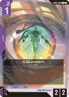 0 Gundam | GD03-063 | C Card | Gundam Card Game