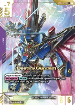 Destiny Gundam | GD04-050-ALT2 | LR++ Card | Gundam Card Game