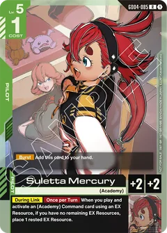 Suletta Mercury | GD04-085-ALT2 | R Card | Gundam Card Game