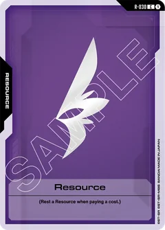 Resource | R-030 | C Card | Gundam Card Game