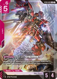 GD04) RW Burst Neo Zeong | Gundam Card Game Decklist