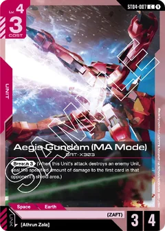 ST09 Red Purple Zaft | Gundam Card Game Decklist