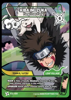 Kiba Inuzuka Fang Over Fang