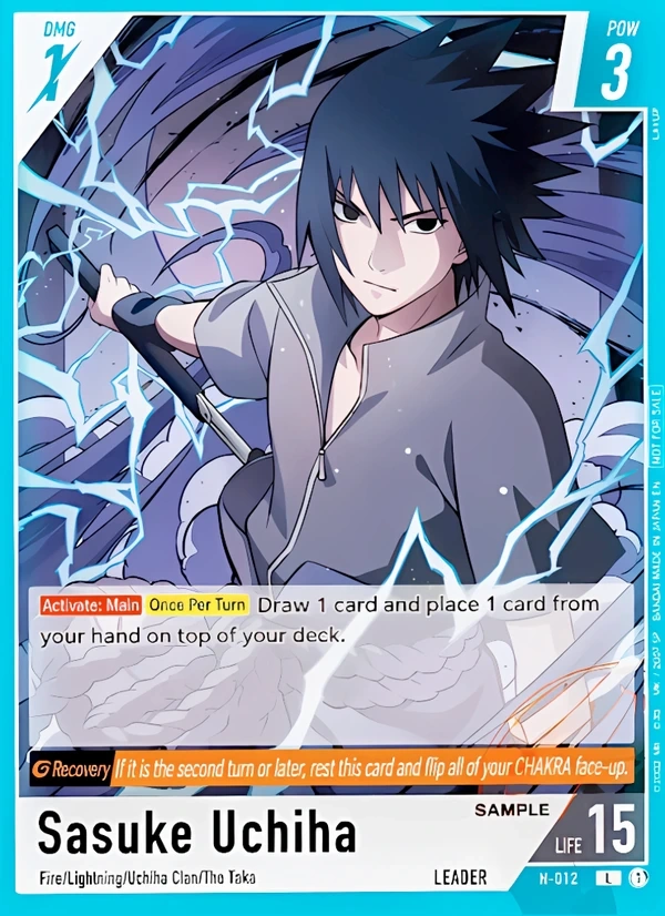 Sasuke | Naruto TCG Bandai Decklist