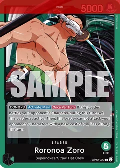 Roronoa Zoro (Official Playmat Limited Edition Vol.4) | OP12-020